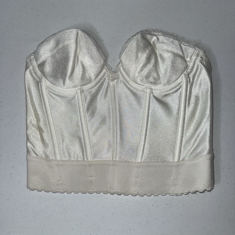 Flexees Vintage Women’s Corset Bra White Size 34B